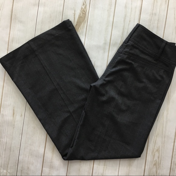 H&M Pants - H&M Woman's Gray Wide Flare Dress Pants size 6